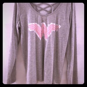 WonderWoman long sleeve flowing shirt!